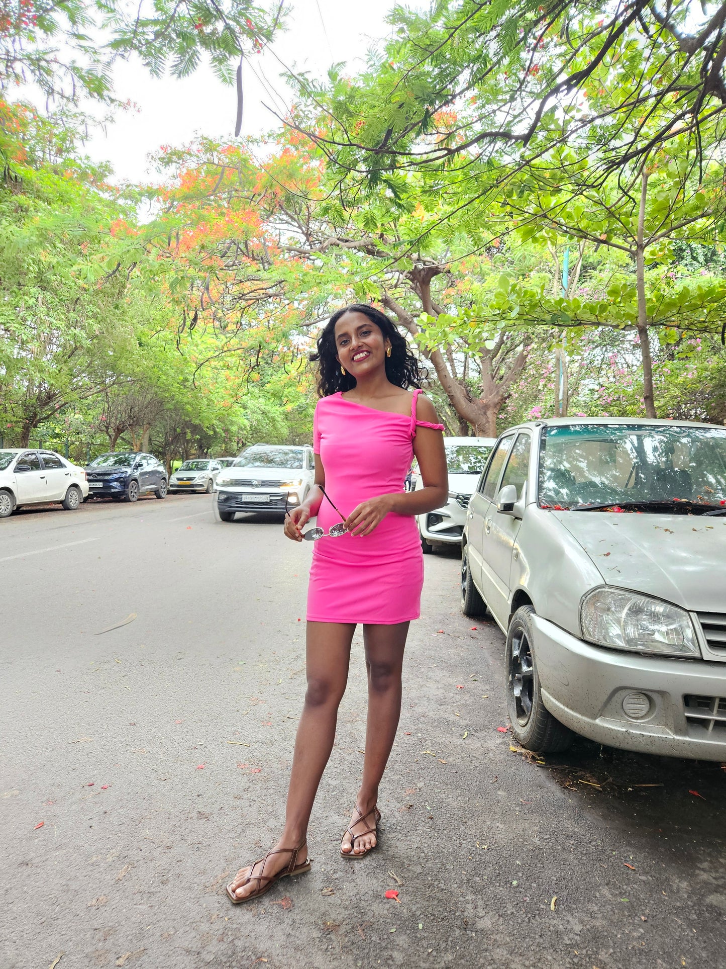 Edge Slip Mini Dress