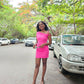 Edge Slip Mini Dress