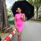 Edge Slip Mini Dress